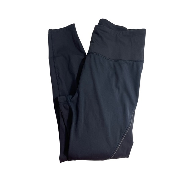 Athleta Cold Front Hybrid Run Tight Black Reflective Leggings Women's M 511147 - Picture 7 of 8